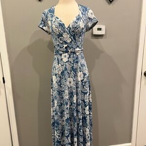 Candalite Floral Blue Dress